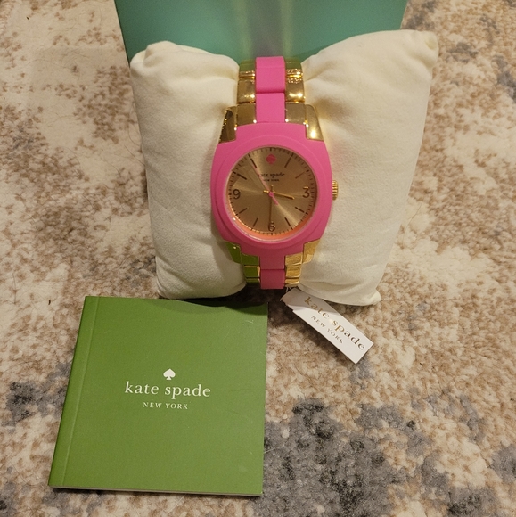 NWT Gold and Pink Watch made by Kate Spade (includes box) - Picture 5 of 6